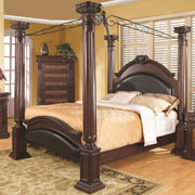 Grand Prado Poster Bed with Upholstered Panels