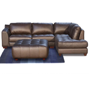 Right Facing Chaise Sectional With Ottoman