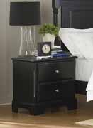 Morelle Nightstand Black