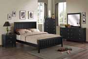 Harris Panel Bedroom Set Black