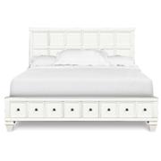 Lauren Island Bed with Storage Footboard