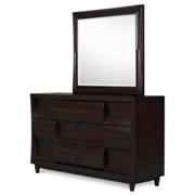 Fuqua Six Drawer Dresser with Landscape Mirror