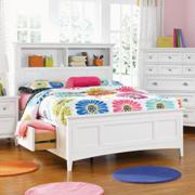 Kenley Twin Storage-Bookcase Headboard