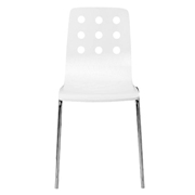 9 Dragones Modern Chair White