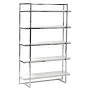 Giorgia Shelf-White Chrome