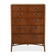 Belvedere Drawer Chest Dresser-Burnished Nickel