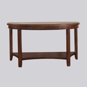 Rhythm Sofa Entry Table-Medium Brown Walnut