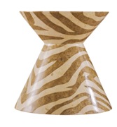 Sanctuary Zebra Accent Table