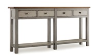 Melange Ramsey Hall Console Table in Rustic Gray