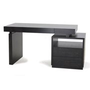 2 piece Set Home Office Desk-Charcoal