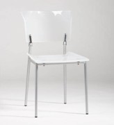 Acrylic White Side Chair