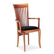 Orione Dining Chair-Light Cherry-Kimera Black