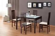 Poker-120 Dining Table with Creek and Scala Chairs