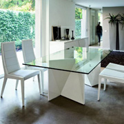 Sapphire White Duo Dining Table