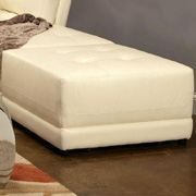 Laurentides Ottoman in White