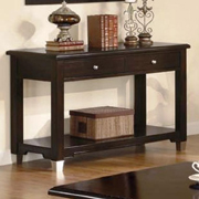 Rich Dark Brown Sofa Table