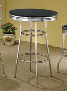 Soda Fountain Table with Black Top