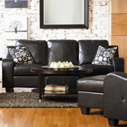 Java Contemporary Leather Sofa