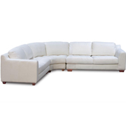 Zen Collection Arm Sectional with Armless Corner Wedge