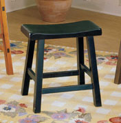 Saddleback Black Stool