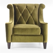 Barrister Upholstered Chair Green