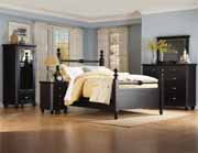 Hanna Black Bedroom Set