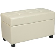 Metro Storage Chest Ottoman Cream