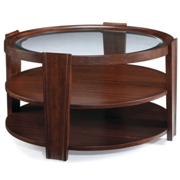 Nuvo Wood Round Cocktail Table