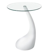 Jupiter Modern Side Table White