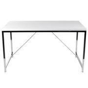 Giorgia Desk-White Chrome