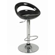 Alex Adjustable Barstool -Black-Chrome