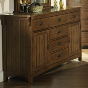 Craftsman Dresser-Medium Brown Oak