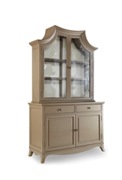 Melange Pagoda Chest and Hutch