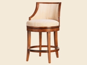 Ocean Club Cabana Swivel Bar Stool-Counter Height