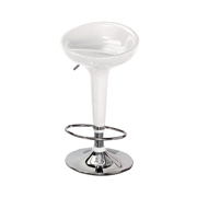 Scooper Bar Stool-White