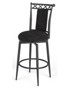 Black Swivel-Memory Return Stool