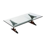 MANDY CT Mandy Coffee Table-Brushed Stainless