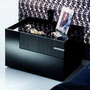 Diamond Black Left Nightstand