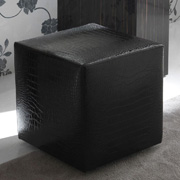 Nightfly Black Pouf