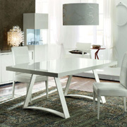 Nightfly White Rectangular Table