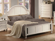 Kayla White Bed