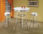 Soda Fountain Table with White Top