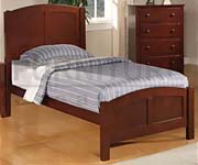 Parker Twin Size Bed in Rich Cappuccino Finish