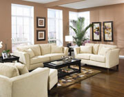 Park Place Sofa Set - Cream