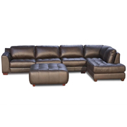 Right Facing Chaise Sectional With Chair And Ottoman