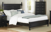 Morelle Low Post Bed Black