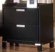 Bella Black Nightstand