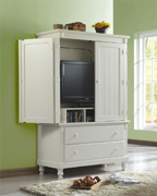 Pottery White Armoire