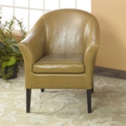 Club Upholstered Chair Camel