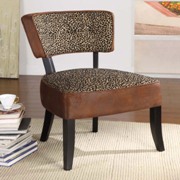 Ashbury Club Upholstered Chair Leopard